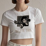 Crop Top - Aesthetic Grunge Gyaru Style | 2000s Y2K Teen Fashion