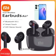 [TOP Seller] Xiaomi Air 3 Ture Earbuds Redmi TWS Wireless Bluetooth Earphone Noise Reductio Bass Earbuds Touch Control Sport Headset