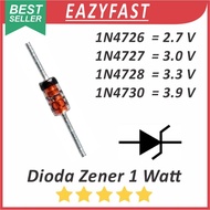 Diode Zener Diode 1 Watt 2.7V 3V 3.0V 3.3V 3.9V 1N4726 1N4727 1N4728 1N4730 2.7 3.0 3 3.3 3.9 V 1WVO