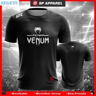 new arrival!! UFC team Venum ultra-fine fiber regular cut casual loose short sleeved men's and women