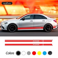 Car Decal Door Side Stripe Sticker for Mercedes Benz A Class W176 W177 A45 A180 A200 A220 A250 X117 