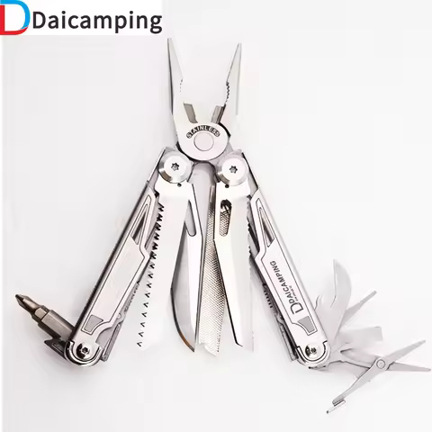 Daicamping DL12 Clip Multifunctional 7CR17MOV Folding Knife Hand Tools Sets Multitools Camping Gear 