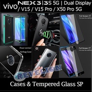 vivo NEX 3 | 3S 5G NEX Dual Display Edition V15 X50 Pro 5G Case Tempered Glass Screen Protector★SG★