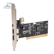 3 Port IEEE 1394 Firewire Card PCI Firewire Adapter IEEE 1394 PCI Controller Card for Desktop PC