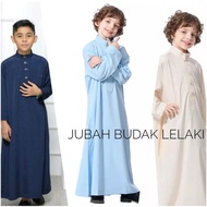 Jubah Budak Lelaki Cekak Musang Boys Jubah Cotton Eksklusif Jubah Imam