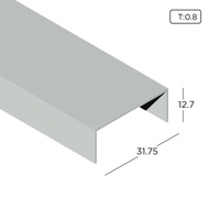 Aluminium Extrusion Louvre Frame Window Profile (Small) Thickness 0.80mm LV1004 ALUCLASS