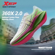Xtep 360x 2.0 Professional Marathon Running Shoes Men's Racing Carbon Plate Shock Absorbent Sports T