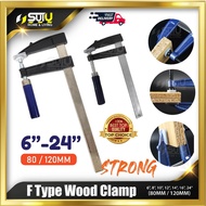 【TOP QUALITY】AFC6/ AFC8/ AFC10/ AFC12/ AFC14/ AFC16 / AFC24 6"~24" x 80MM ~ 120MM F Type Wood Clamp 