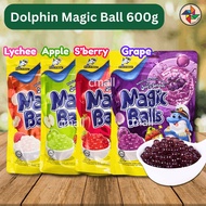 [HALAL] Captain Dolphin Magic Balls Juicy Splash Candy 600g Strawberry / Grape Liquid Filled Fruity 