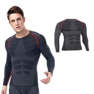 (Crazy Sales) ALX Men Sportwear Compression Long Sleeve Under Shirt Fitness GYM MA04