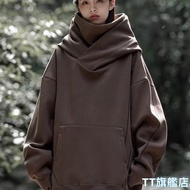 @@ TT Flagship Store High Neck Hooded Sweatshirt Ninja Pile Collar Boys Clothes Long-Sleeved t t-Shi