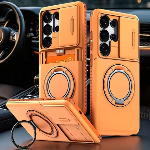 Wallet Case For Samsung Galaxy S26 S25 S23 S24 Ultra Plus FE A57 A37 A27 A56 A17 A07 A06 A16 A08 A18