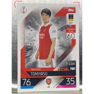 การ์ดนักฟุตบอล Takehiro Tomiyasu 2022/23 การ์ดสะสม Arsenal fc อาร์เซนอล การ์ดนักเตะ อาเซนอล