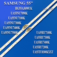 หลอดแบล็คไลท์ซัมซุง(SAMSUNG) รุ่นHG55AJ690UK :UA55NU7090K :UA55NU7100K :UA55NU7300K :UA55NU7400K :UA55NU75002K :UA5 5RU7100K :UA55RU7300K :UA55RU7400K:UA55RU7200K :UA55TU8300KXXT( 1ชุด2เส้น) สินค้าใหม่ ของแท้