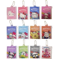 【Direct from Japan】Sanrio Hello Kitty 50th Anniversary Flat Vinyl Slider Small Case Pouch 8.9(W)×12.