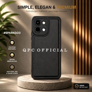 Tecno Spark Go 3 Case Leather Pro Camera Black Tecno Spark Go 3