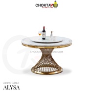 โต๊ะอาหาร ลัคชัวรี่ กลม 130cm (Platinum Luxury Series) รุ่น TTB-LUX-ALYSA [TB Collection]