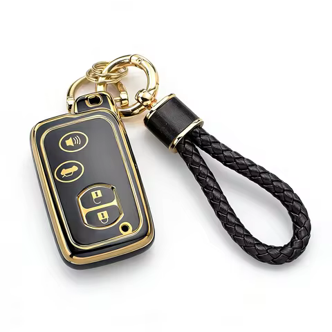4 Buttons TPU Car Key Case for Toyota RAV4 Highlander Camry Avalon Prius Alpha Aqua Land Cruiser Aur