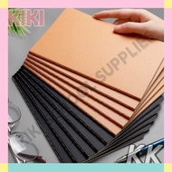 KK 1PC A5/B5/A4 Kraft Lined Notebook 36 Sheets Khaki Notebook Office School Supplies Stationery