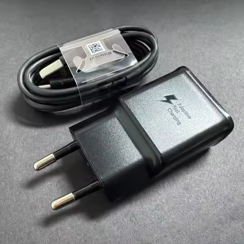 SAMSUNG 9V1.67A Fast Charger 15W Quick Charging EU Adapter Type C Cable For Galaxy S10 S9 S8 Plus No