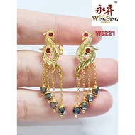 Wing Sing 916 Gold Earrings / Subang Indian Design  Emas 916 (WS221)