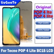 6.0 Lcd untuk Tecno Pop 4 Lite Bc1s Lcd Display Penggantian Pemasangan Digitizer Skrin Sentuh untuk 