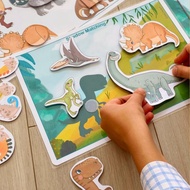 Busy book Dinosaur theme activity busy book busy binder  learning