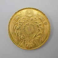 日本錢幣 5円金貨 明治四年