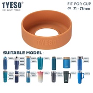 Universal 71-75mm Silicone Coaster Bottom Cover for Tyeso Water Bottle Anti Slip Bottom Sleeve Cover