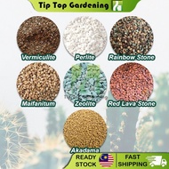 1kg Cactus & Succulent Stone Garden Deco Soil (Akadama/RedLava/Zeolite/Maifanitum/RainbowStone)