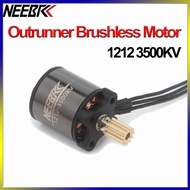 1212 3500KV Outrunner Brushless Motor 1-3S 7.4V For TRX4M SCX24 FMS FCX18 FCX24 1/18 1/24 RC Crawler