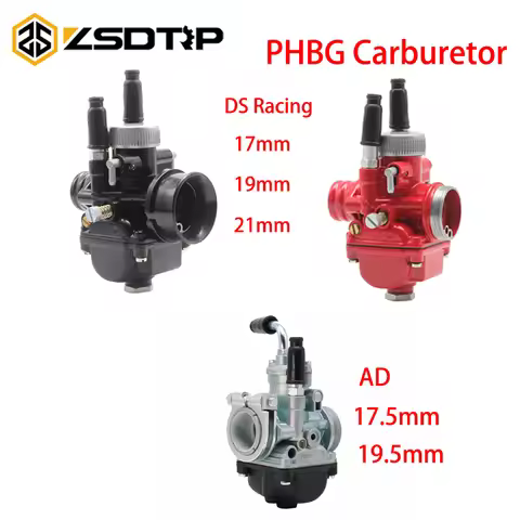 ZSDTRP PHBG 17/19/21 Carburetor DS 17mm 19mm 21mm AD 17.5mm 19.5mm Racing Carburador Carb For JOG50 