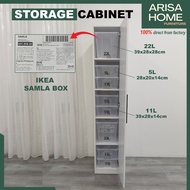 ArisaHome 1 Door Storage Cabinet / Kitchen Cabinet / Multi Purpose Cabinet / IKEA Samla Box Cabinet 