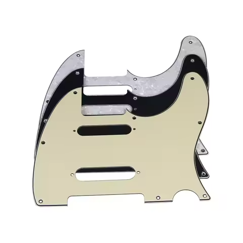 FLEOR 1PCS 8 Hole Electric Guitar Pickguard Scratch Plate with Screws fit Nashville TL Style Guitar,