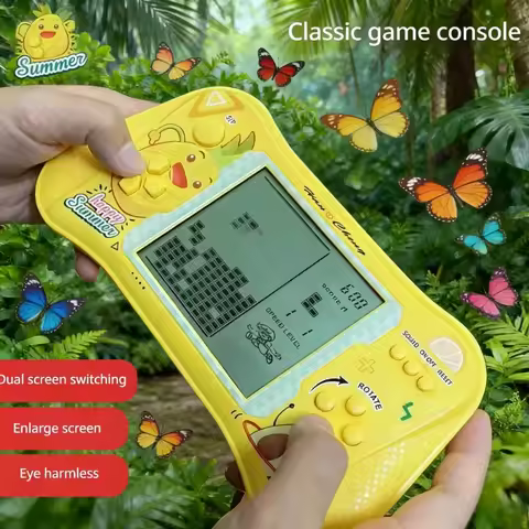 Portable Game Console Handheld Game Players Electronic Game Toys Pocket Game Console Classic Childho