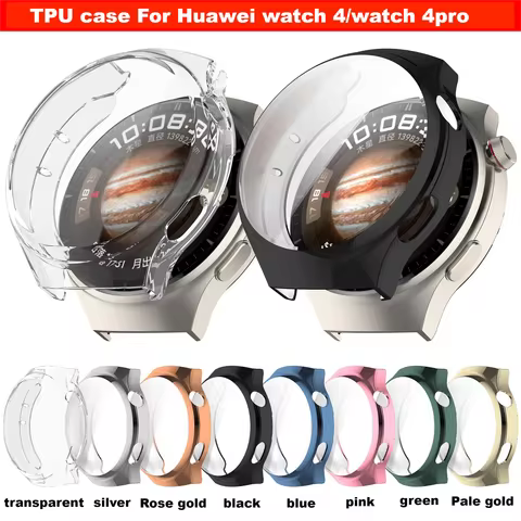 TPU Full coverage shell For Huawei watch 4 Screen protector For Huawei watch 4 pro Smart watch prote