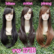 WIG KOREA HYO RI WIG PANJANG WIG RAMBUT ASLI WIG MURAH WIG LURUS 171B