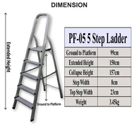 [Hardware ]A-TECH Aluminium Platform Step Ladder 5 Option.