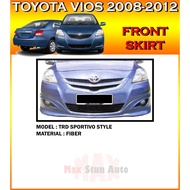 TOYOTA VIOS NCP93 2007-2013 FRONT SKIRT TOMS TRD SPORTIVO OEM G-LIMITED DRIVE68 GT STREET C1 SPORTY 