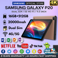 ✨5 Years Warranty✨2023 New 5G Tablet Samsung Galaxy P20 9 Inch Tablet 16GB+512GB Learning Tablet Online Classroom