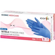 馬來西亞 IM 藍色無粉丁晴手套 (馬來西亞製造) - S