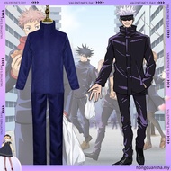Gojo Satoru Cosplay Uniform Jujutsu Kaisen Gojo Satoru Cosplay Costume High School Uniform Wig Suit 