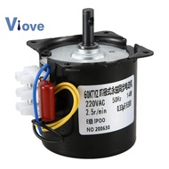 220V AC Synchronous Gear Motor 60KTYZ 60-KTYZ Gear Motor 220V 2.5 Rpm