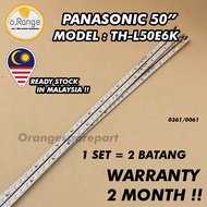 TH-L50E6K PANASONIC 50" LED TV BACKLIGHT(LAMPU TV) PANASONIC 50 INCH LED TV BACKLIGHT THL50E6K TH-L5