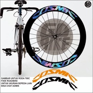 Bicycle rims sticker 700c sticker rims fixie roadbike Bike