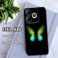 CC18 Flexible rubber softcase/ for ITEL A80 Girls' Motif/case ITEL A80/kesing ITEL A80/silicon ITEL 