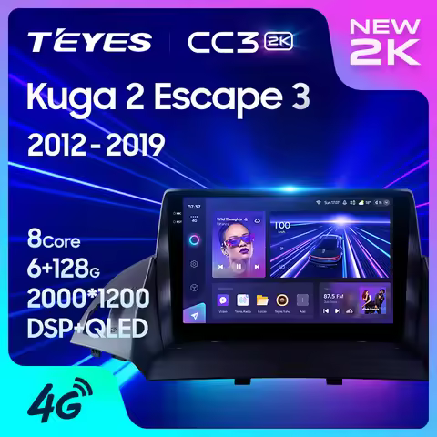 TEYES CC3 2K For Ford Kuga 2 Escape 3 2012 - 2019 Car Radio Multimedia Video Player Navigation stere