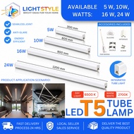 T5 LED Tube Light 5W / 10W / 16W / 24W Daylight & Warm White led light bulb square type led lights