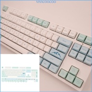 VIVI 137 Keys PBT Dye Sublimation Keycaps for Mechanical Gaming Keyboard MX Switches