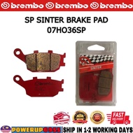 BREMBO SINTER REAR SP BRAKE PAD 07HO36SP YAMAHA XJ6 R1 R6 MT07 MT09 EN650